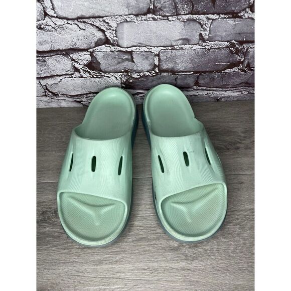 Hoka Ora Recovery Slides 3 Mist Green Trellis Slides Sandals Men Sz 12M US/45EU - Picture 4 of 16